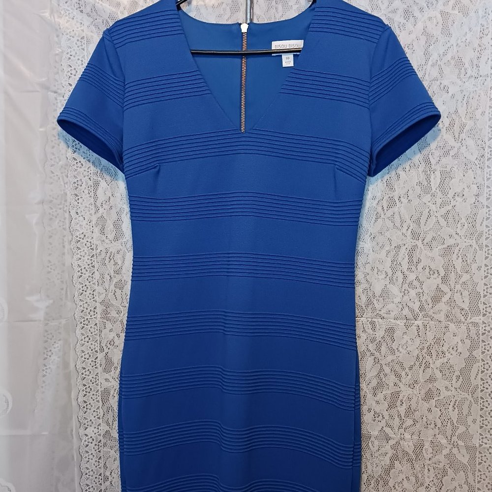 Bisou Bisou dress by Michele Bohbot Size 10 in Royal Blue